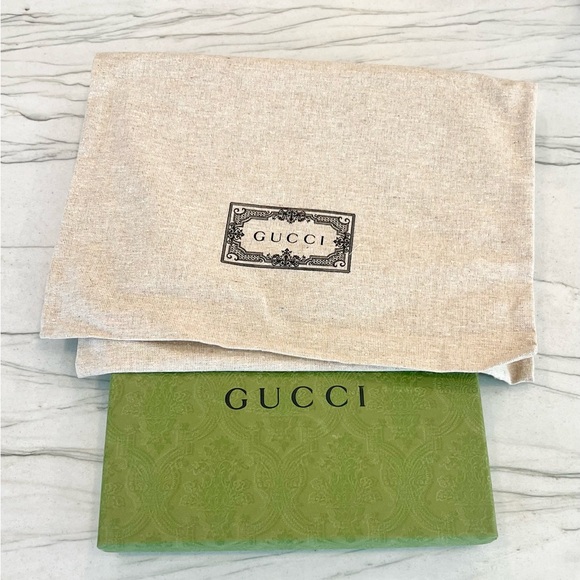 NIB GUCCI Ophidia GG Supreme Zip Pouch Clutch - Picture 5 of 5
